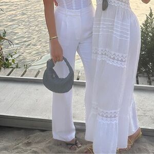 Aritzia effortless pants in white